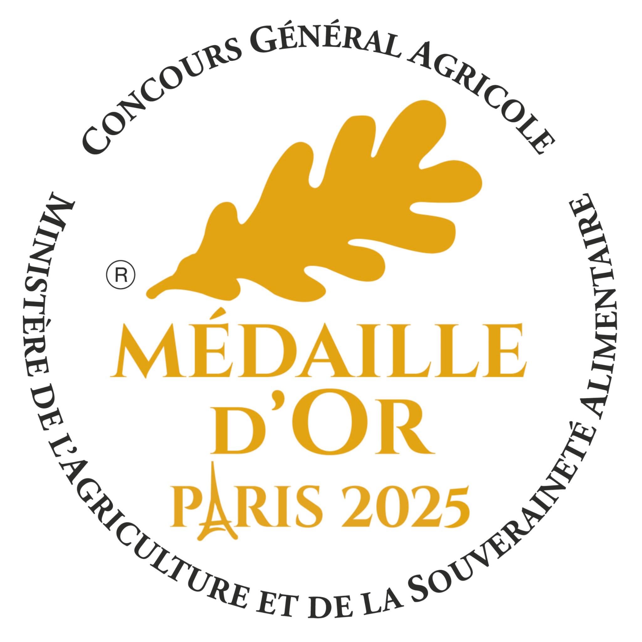 Médaille or concours général agricole 2025